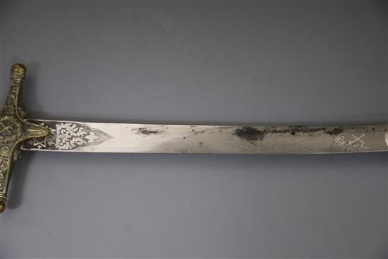 A good 1831 regulation general officers mameluke sword of General Sir George Balfour,